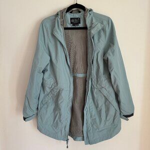 Carhartt Women’s Rain Defender Lightweight Coat Jacket Tourmaline Blue Size M